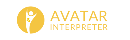 Avatar Interpreter Full Logo Gold
